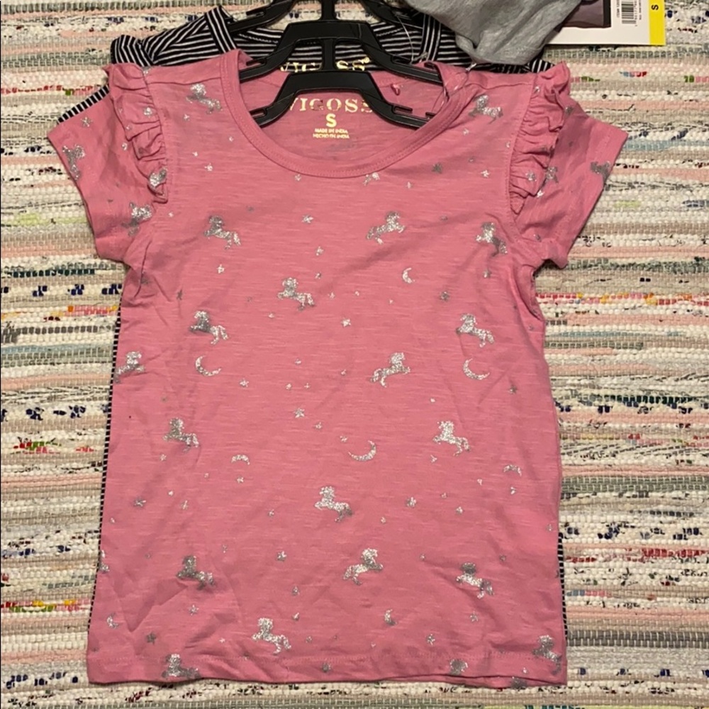 NWT Vigoss Unicorn T-Shirt set size S - Picture 4 of 5